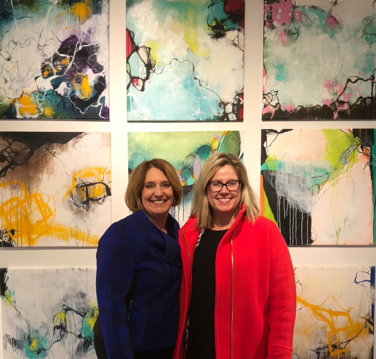 IamAStartupLady's tweet photo. Congratulations to Startup Lady, Jill Lehmen on the opening of her new art gallery @HighFreqArts in Fishers! We LOVE the collection of local artists you are representing. Learn more at https://t.co/zVM0657Kj2 #art #buylocal #InvestInWomenFounders https://t.co/aHklvpv0h0