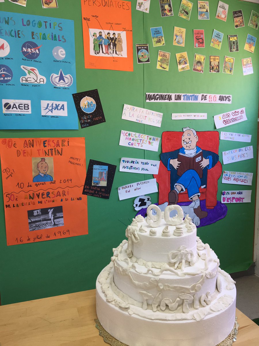 SoNyVeRa's tweet image. Feliç 90 aniversari #Tintin!! 💙#projectedaula Avui ho celebrem junts a l’Info-K de @tv3cat #escolamartamatavilanovadelcamí