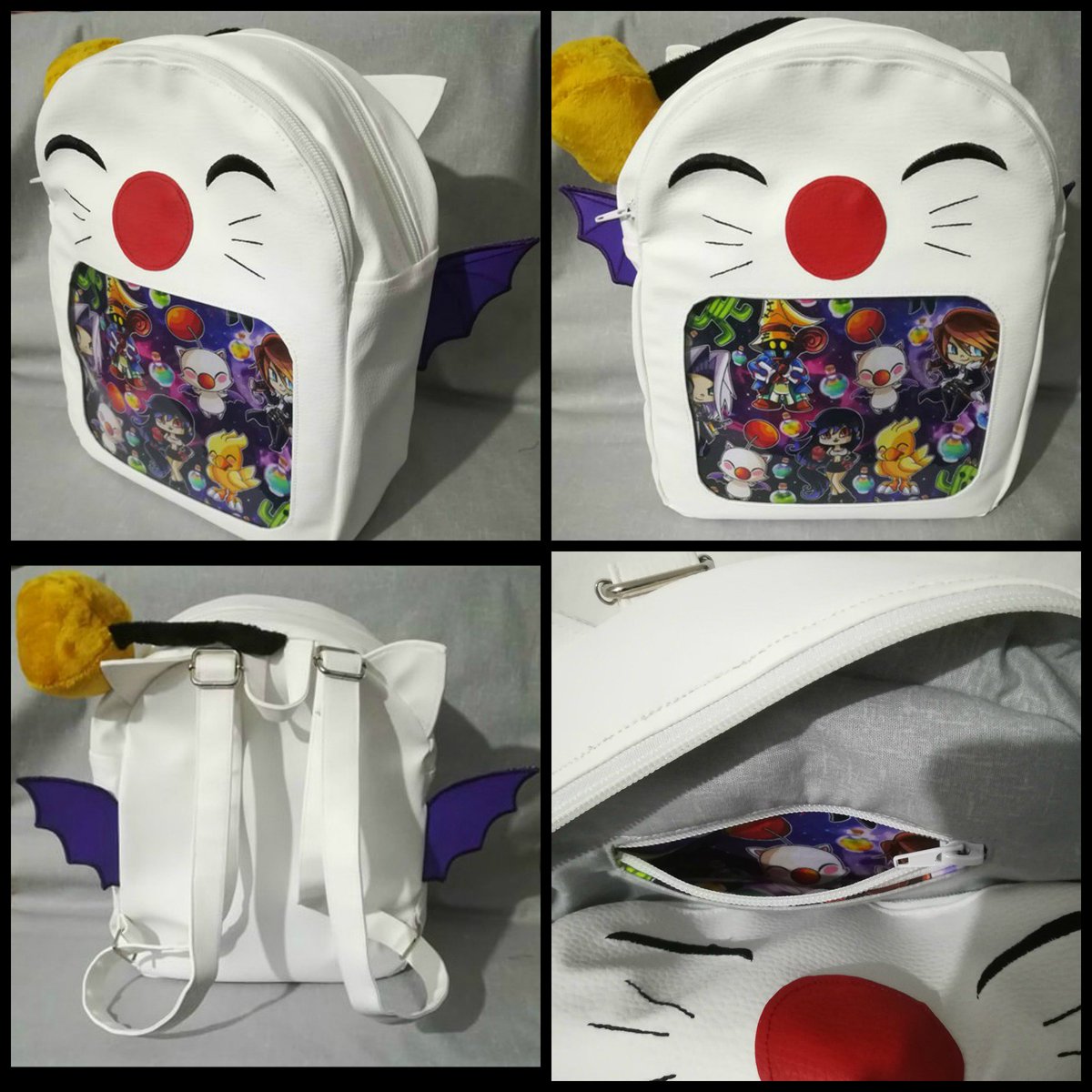 SockJems's tweet photo. Custom Order finished and winging it's way to it's new home! 

#itabag #customitabag #ukitabagmaker #characterita #otaku #bagineer #handcrafted #finalfantasy #moogle #ffmoogle #sockjems https://t.co/MlMxyM939P