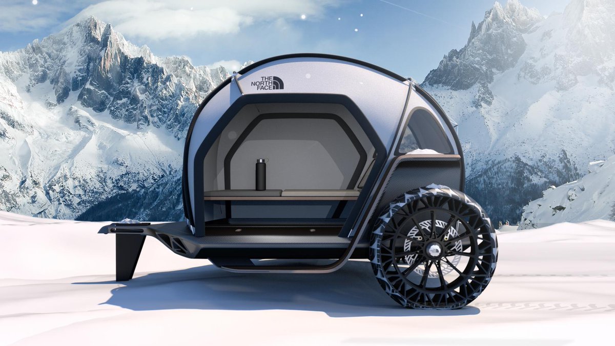 CarSalesAcademy's tweet photo. What do you think of this camper from @BMWDesignworks and @thenorthface ? We rarely post about caravans but this is pretty cool!

#camping #design #caravans #exploring #adventure https://t.co/uMk8Z91ikD