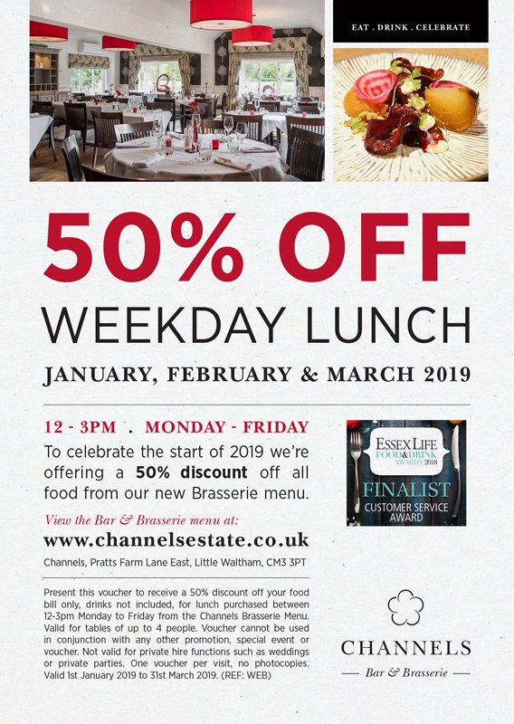 ChannelsCE's tweet image. #ChannelsBrasserie #Restaurant #Chelmsford #finedining #Voucher #discountcode
