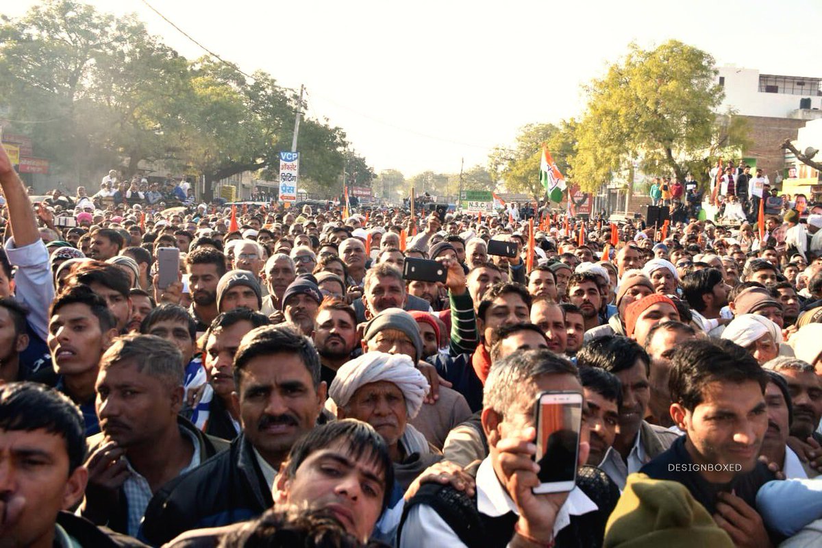 officekiran's tweet photo. Highlighted incumbent regime's failures in the state, while addressing the gathering in Anajmandi in Jind, post the declaration of Sh.@RSSurjewala's candidature from Jind. The people of Jind will give a befitting reply to 4 years of misrule in the coming elections. https://t.co/UIDgaxFwMk