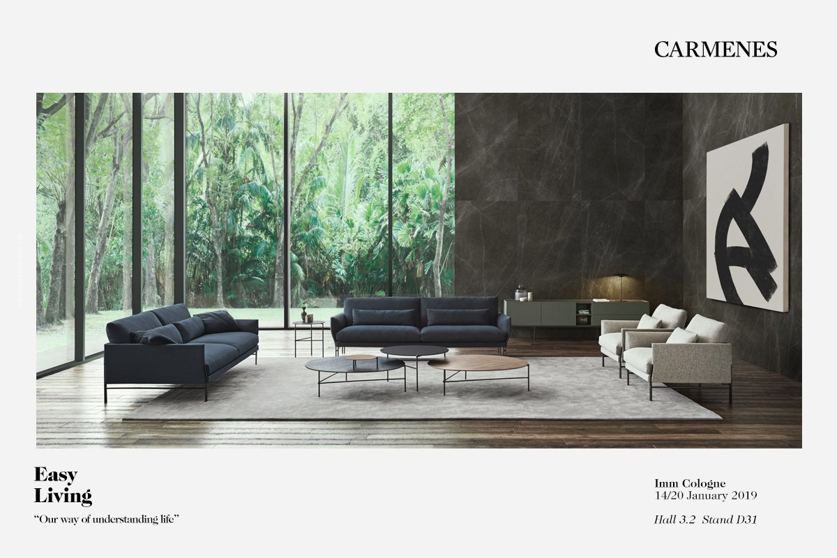 CÁRMENES (@carmenes_eu) on Twitter photo We will travel to <a href="/imm_cologne/">imm_cologne</a> the first international event dedicated to furniture and interior design with a selection of our contemporary design proposals. We will also show a new product designed by <a href="/LaMambaStudio/">La Mamba Studio</a> .
Do you wan to know more? loom.ly/2un_cK0 We will travel to <a href="/imm_cologne/">imm_cologne</a> the first international event dedicated to furniture and interior design with a selection of our contemporary design proposals. We will also show a new product designed by <a href="/LaMambaStudio/">La Mamba Studio</a> .
Do you wan to know more? loom.ly/2un_cK0
