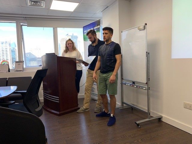 UDengineering's tweet photo. Our construction and engineering project management study abroad program in Dubai is off to a great start! Students have been exploring and completed their first project presentation. #UDAbroad #UWinter #UDel https://t.co/y7xOwFefSV