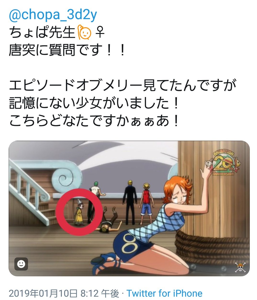 ちょぱ わぁぁ 実名でも質問いただきました あまりに懐かしくほっこりした気持ちになりましたので皆さんとも共有したい アニオリでロストアイランド編に登場したアピスという少女です この辺改めて考えると龍とか不老不死とか 現在