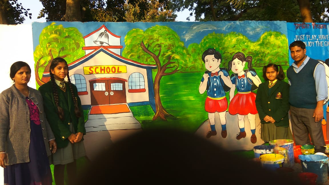 GKPMahotsav2019's tweet photo. Wall painting (poster) made by student of NNA Buxipur at BSA office today..
#gorakhpurmahotsav2019 #wallpainting #BSAoffice
Naval's National Academy Buxipur https://t.co/jKk8lvs42X