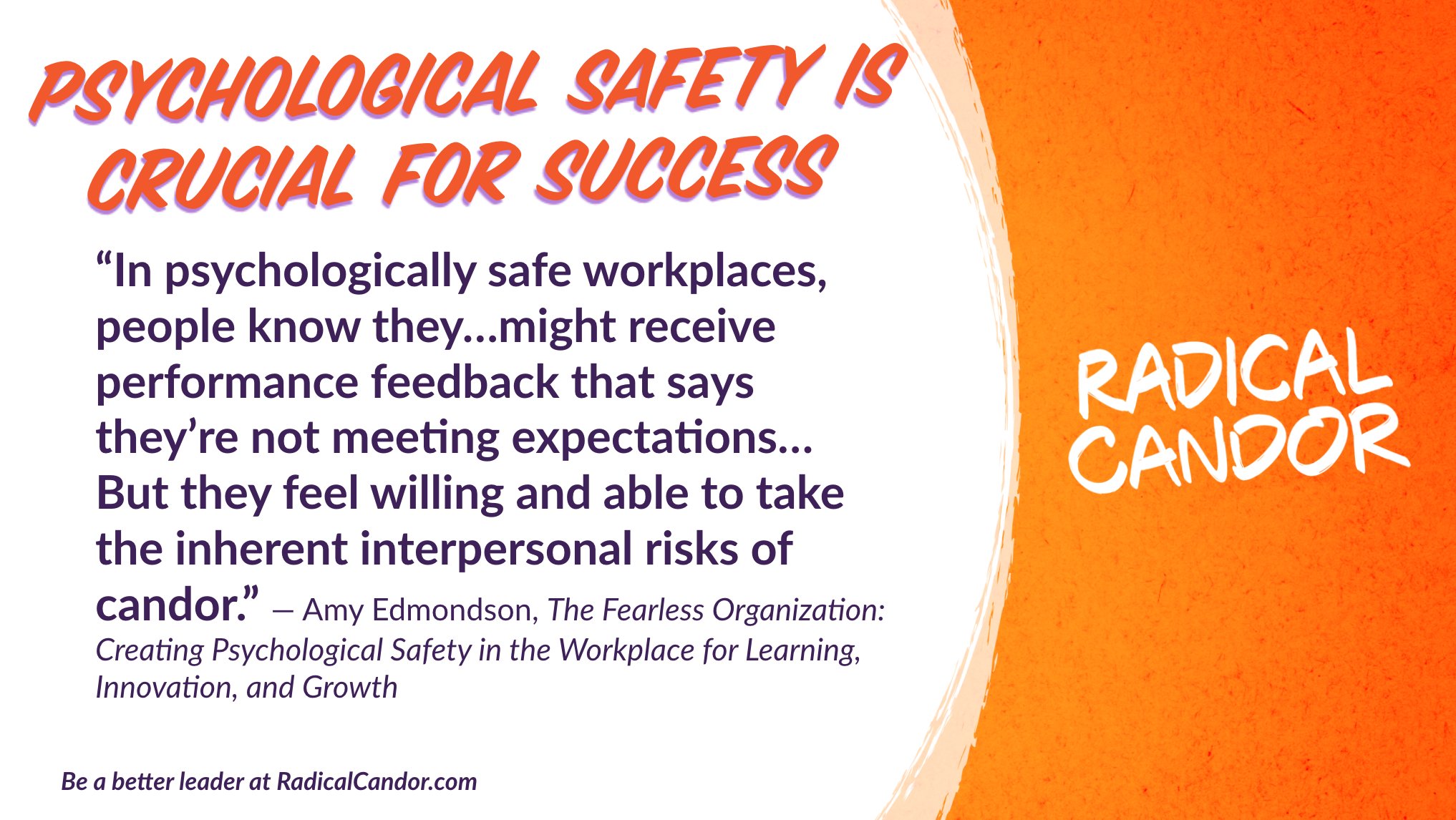 Radical Candour and Psychological Safety