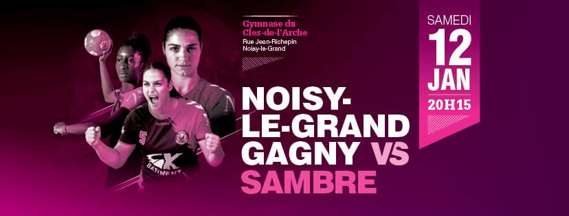 Rendez-vous samedi pour encourager nos Louves face à <a href="/SambreAvesnoisH/">⭕️ SambreAvesnoisHB ⭕️</a> lors de cette 10ème  journée 🐺🐝💪

🏆 #D2F #J10
📆 12 janvier
⏰ 20h15
🏟 Clos de l'Arche, Noisy-le-Grand
🆚 <a href="/SambreAvesnoisH/">⭕️ SambreAvesnoisHB ⭕️</a>

En levée de rideau, notre #N1F joue contre Épinal à 18h00.

On compte sur vous !