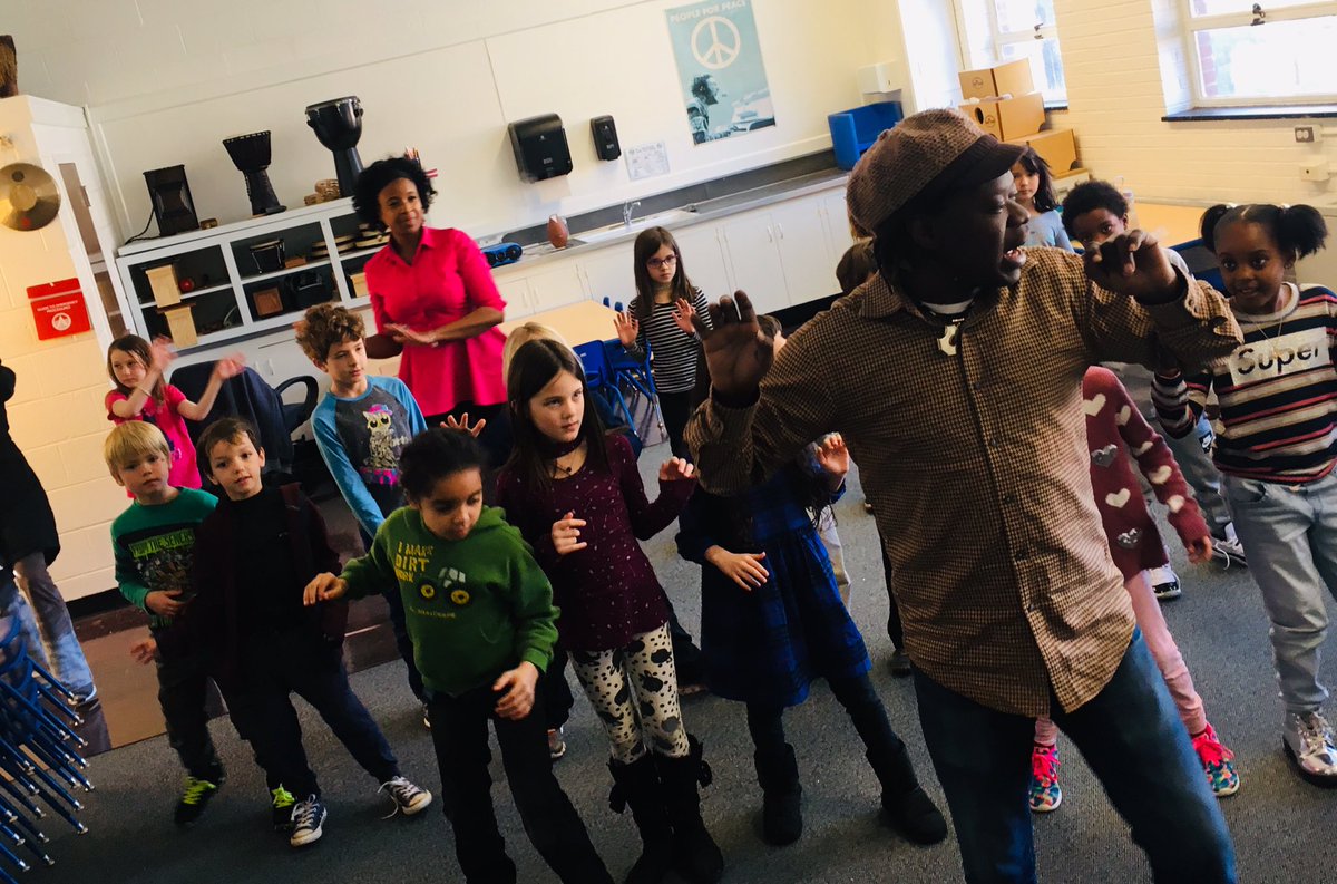 MusicPrimary's tweet image. We’ve been working hard for our TAPAS grant performance tomorrow! Big thanks to Adama Dembele and @ACSFound for making this possible. #TheACSWay #shineon #acsfTAPASgrants @AVLPrimary