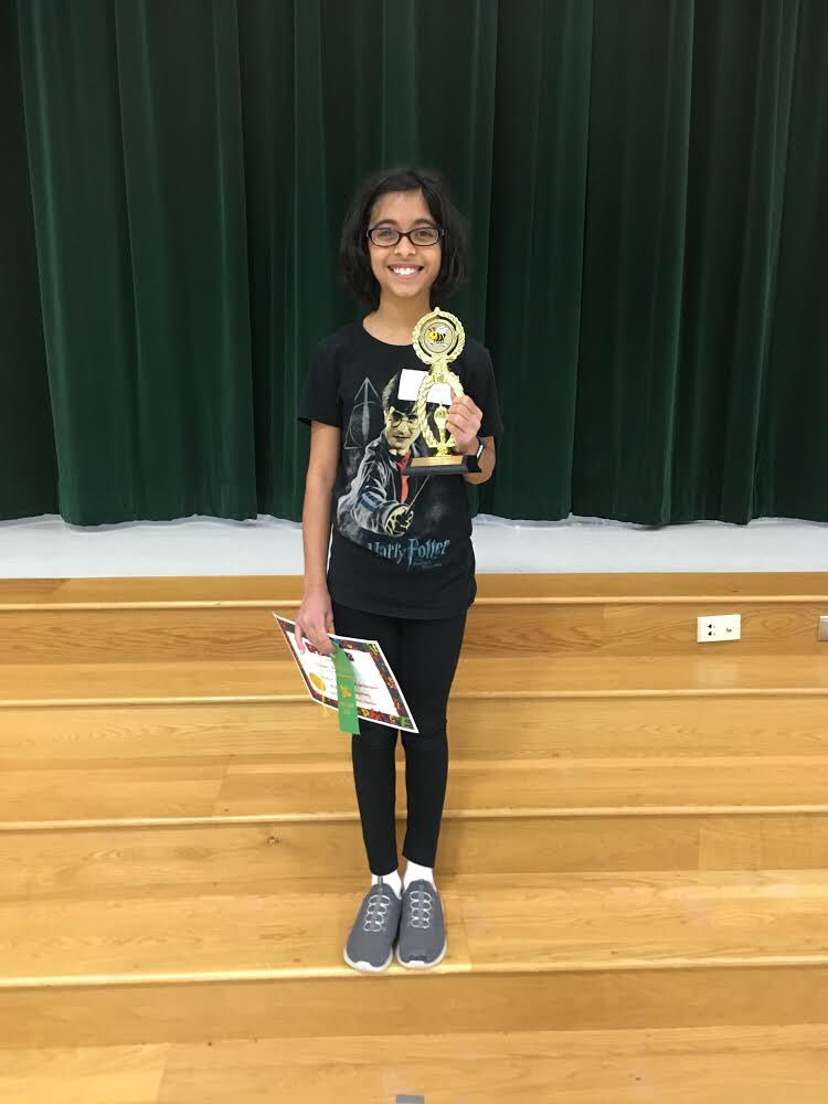 And the winner is...
Congratulations to Ishani Kaushik for being our 2019 McAndrew Spelling Bee champion!  @drruchikaushik