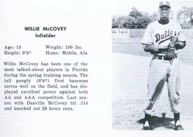 Happy Birthday in Heaven Stretch - we miss you!  Willie McCovey born this day, 1938. 