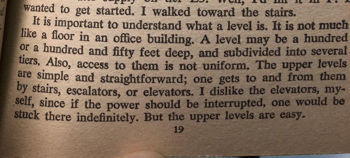 If you read St. Clair’s description of “levels” and look at the layout of the earliest dungeons, the line of influence is clear.
