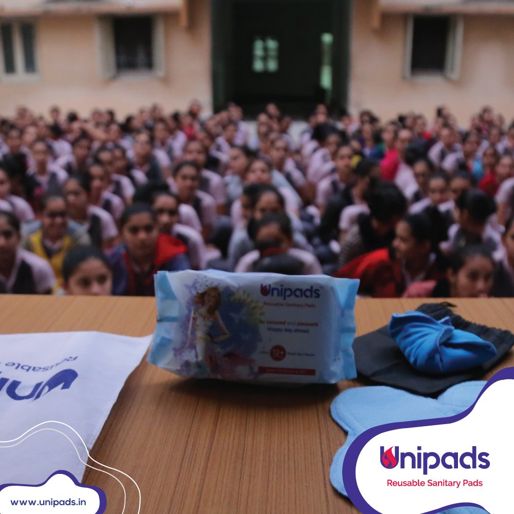 unipads_india's tweet photo. Young, curious girls had an interactive session with Ms. Geeta Solanki and she addressed all their queries related to menstruation. (2/2)
#sanitarynapkins #napkins #affordablesanitarypads #menstruationeducation #menstruationhygiene #menstruationproblems #sanitarypads #girlscare https://t.co/MSvNYrQ2wO