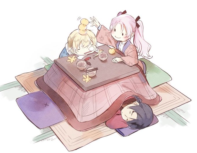 「2boys kotatsu」 illustration images(Latest)｜4pages