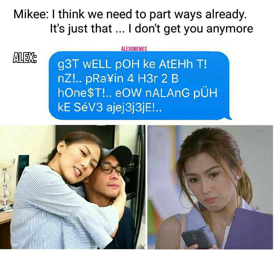 AlexGonzagaMeme's tweet photo. Different kind of Nos3bleed eh 😆😂 ~ So funny 😂 Imagine she has ur number and she sent u a paragraph type of jeje message? 😆😂 

#Al3xG0nzAgA #M3m3 https://t.co/lxYJqtYauj