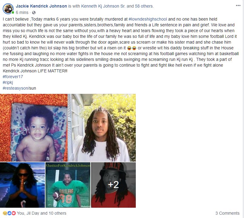 ILoveMyWife0007's tweet image. 6 years later #KendrickJohnson life mattered. He will always be remembered by us his family &amp;amp; everyone who cared about him.
For those who don't know he was murdered &amp;amp; proof is out there for all to see.

#Justice4KendrickJohnson

facebook.com/jackieluvinmee…

edocr.com/v/3x2xlq8w/ilo…