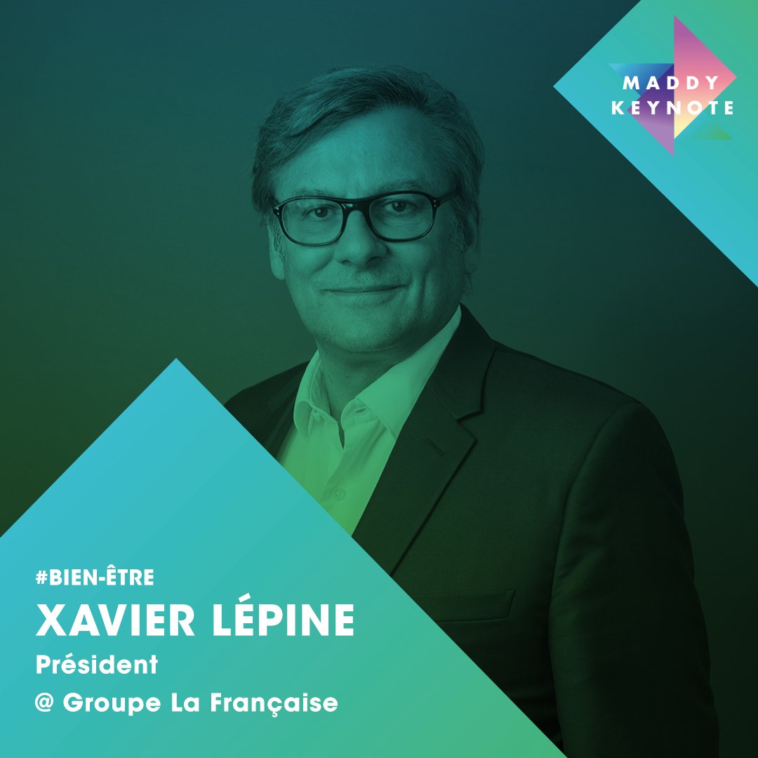 #MK2019 Président du Groupe La Française, Xavier Lépine interviendra sur la #BusinessStage de la <a href="/MaddyKeynote/">Maddy Keynote</a> le 31 janvier prochain ! #Innovation #BienÊtre 🌍 <a href="/FrancaiseGroup/">La Française</a> maddykeynote.com