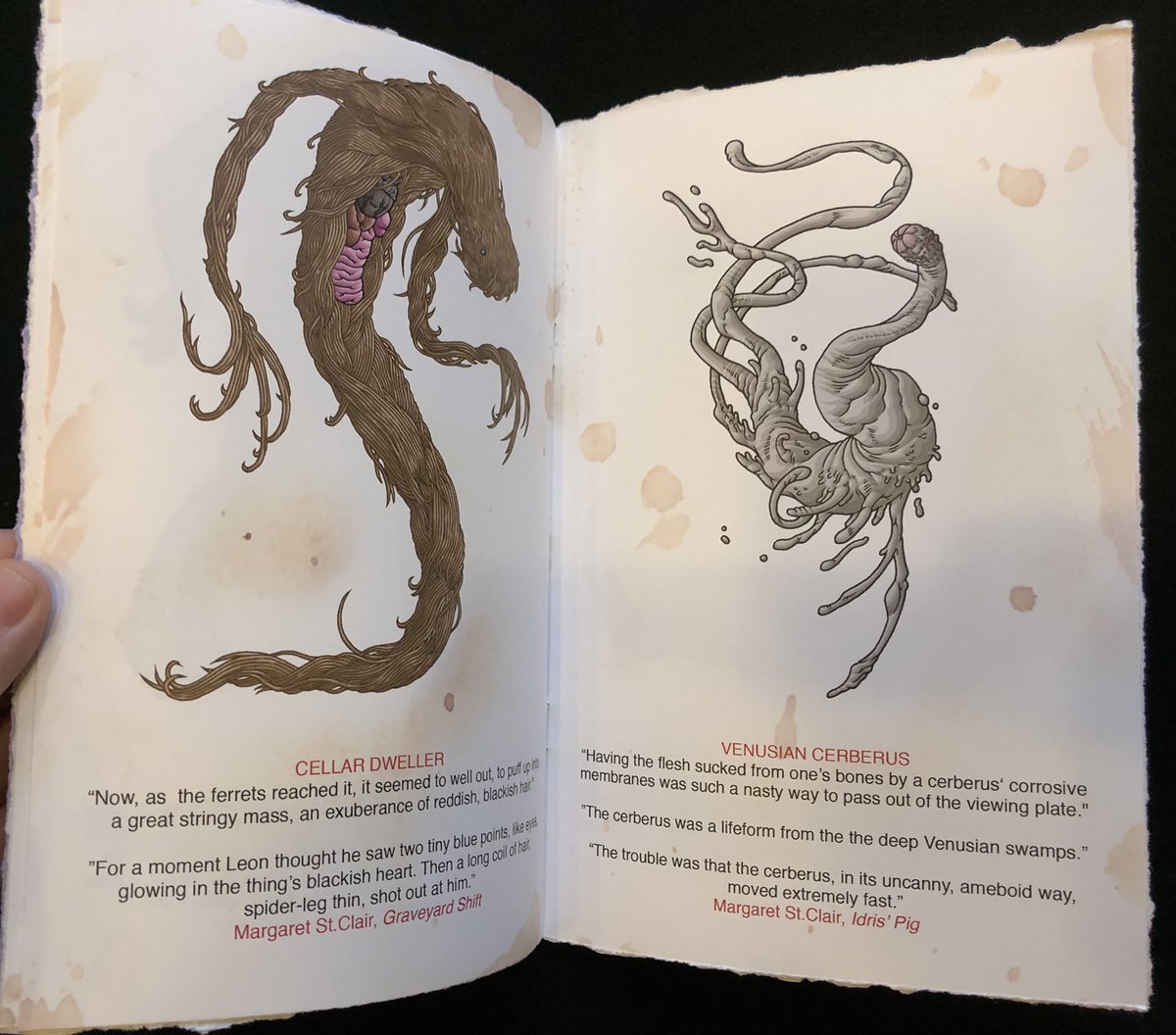 More monsters from St. Clair’s stable of nightmares.