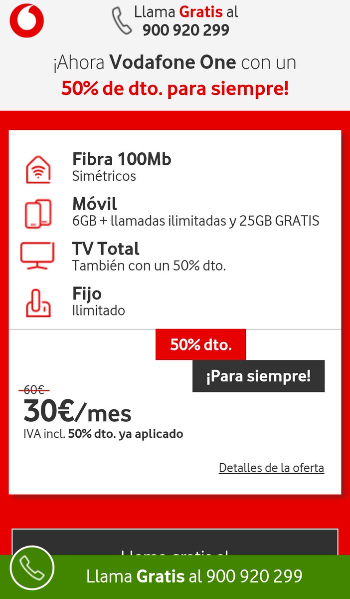 Vodafone Espana Nosotros Podemos Ayudarte Pero Tenemos Que Comentarte Que Si Cuentas Con Descuentos En One Deberas Escoger Entre La Promocion De Tv O Mantener Su Descuento En One