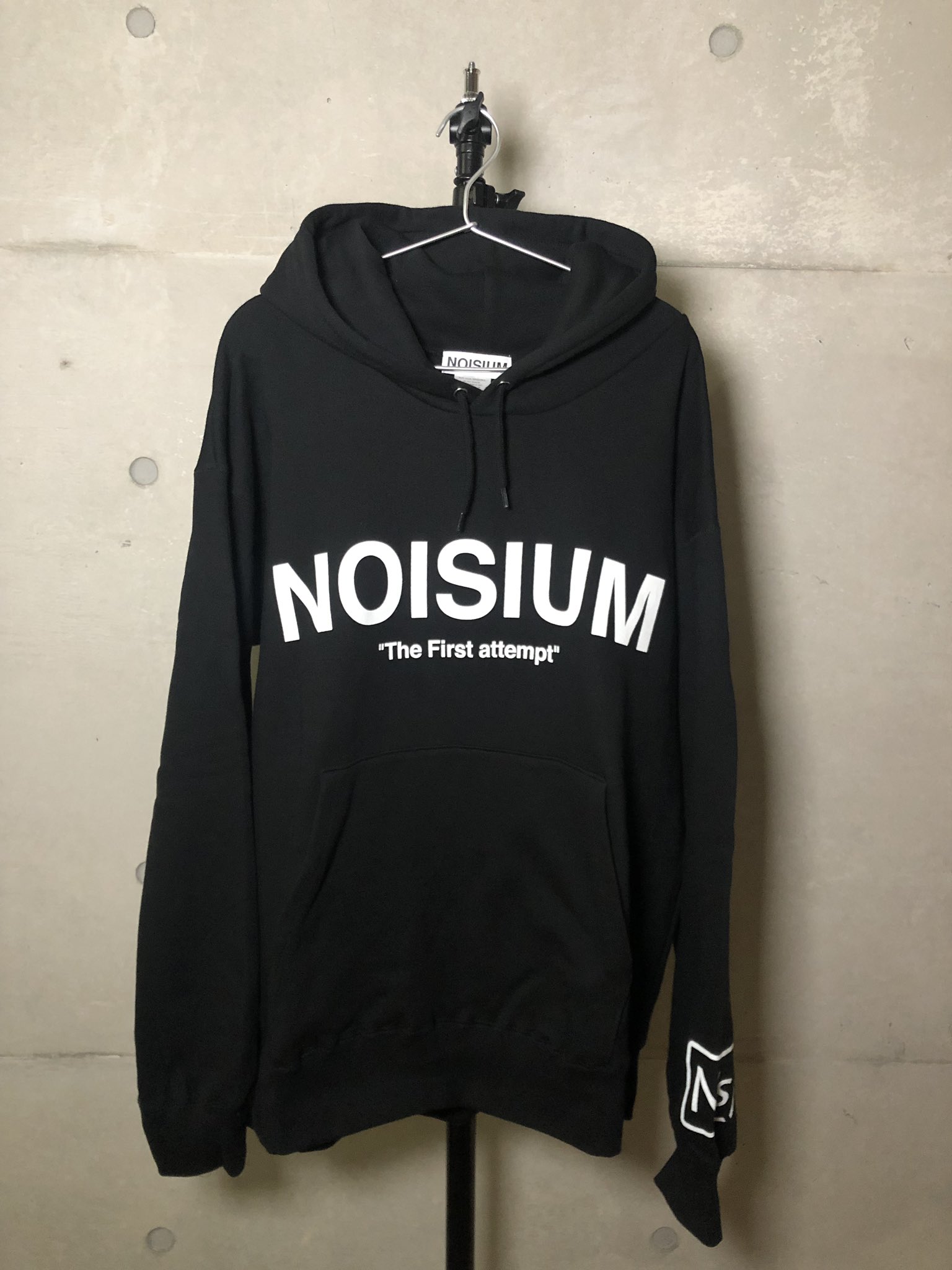 NOISIUM on Twitter: "【1月13日受注アイテム】 REMAKE BASIC HOODIE COLOR:BLACK SIZE ...