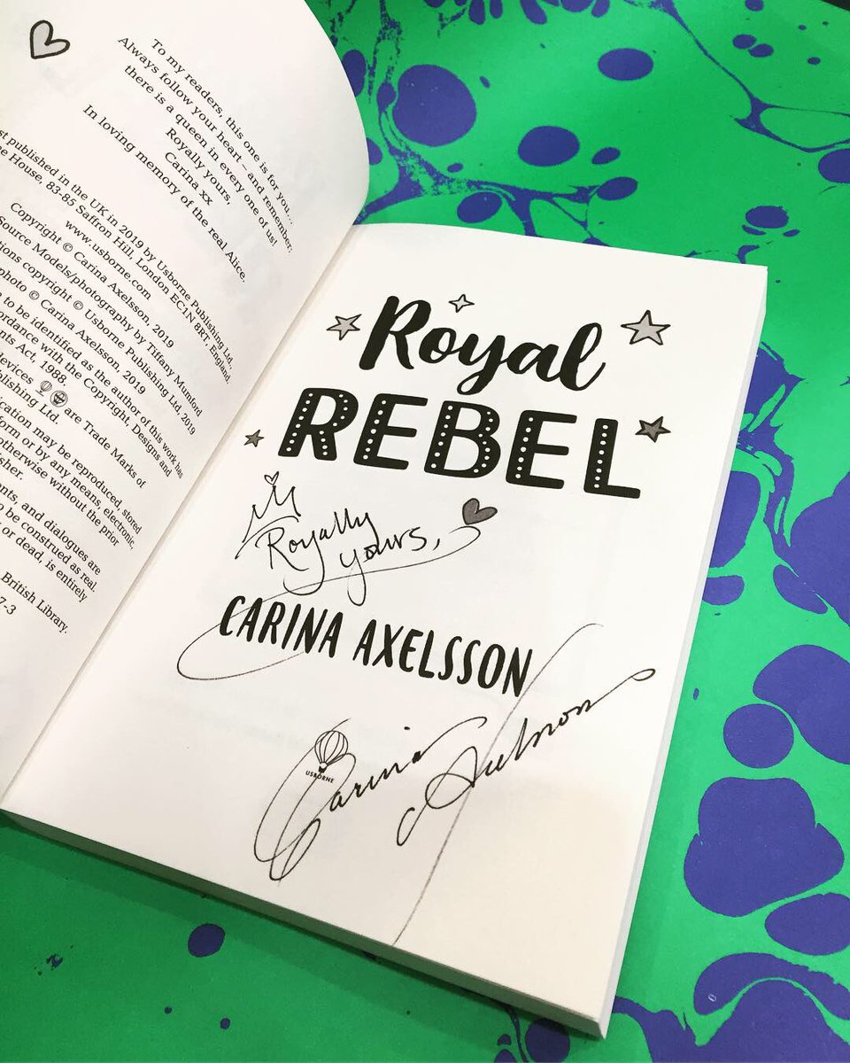 kewbookshop's tweet photo. @CarinaAuthor dropped in to sign copies of her latest book #RoyalRebel - A double life or double trouble, Crown Princess Lily of Waldenburg has some navigating to do! We also have signed copies of #ModelUnderCover hurry, they won’t last. Thank u Kat@Usborne
#indies #kewbookshop https://t.co/6dOmNGYtCn