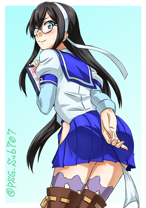 むっつり大淀
#大淀
#艦これ版深夜の真剣お絵描き60分一本勝負
#艦これ版真剣お絵描き60分一本勝負_20190110 