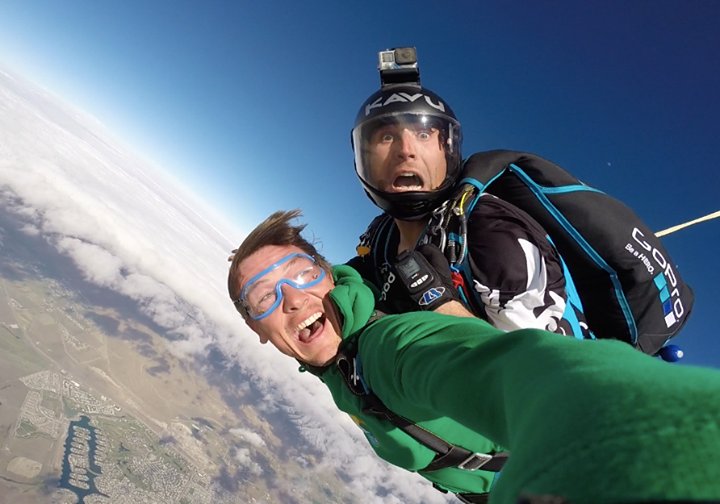 ¿Todo bien?¿Cuál es el problema amigo? #gopro #saltoparacaidas #tandem #flying #alquilargopro #hero7black