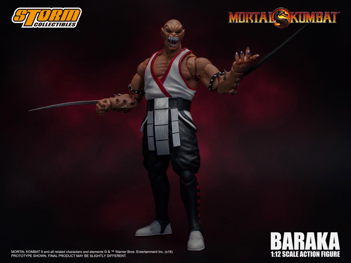 Storm Collectibles BARAKA Mortal Kombat Action Figure Review 