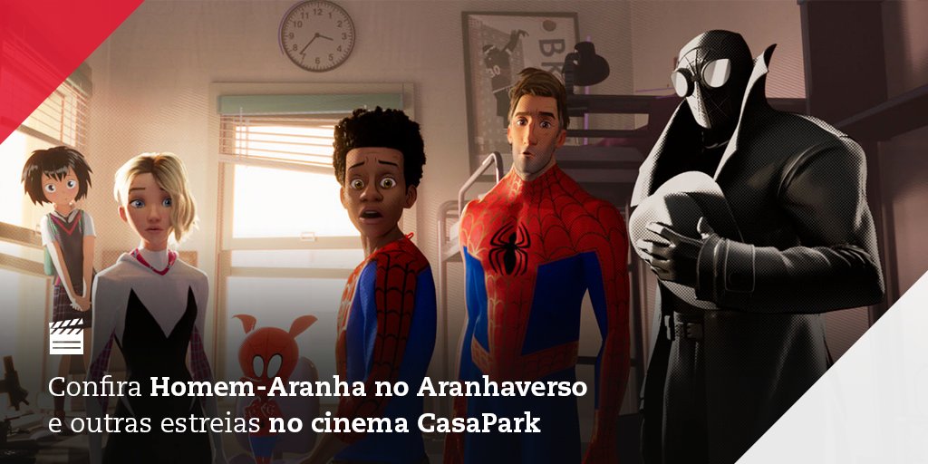 casapark's tweet photo. Excelente do começo ao fim, o novo filme do Homem-Aranha é pensado para todas as gerações. 📽️ Confira essa e outras estreias no #CinemaCasaPark: https://t.co/18BNNjjDOi https://t.co/L043n3i0tS