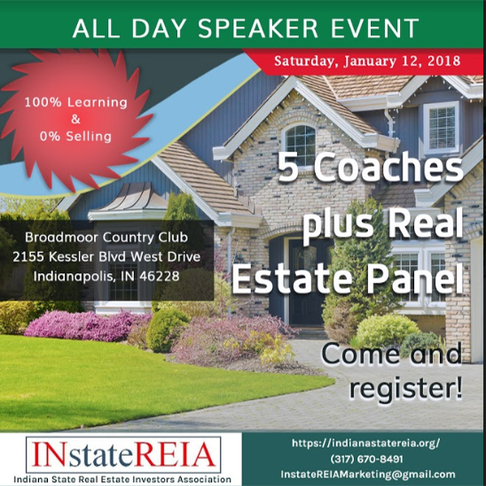 CIREIA's tweet photo. There's no such thing as Knowledge Overload. Discover the secrets of those that have successfully made their fortunes in real estate investing. Join the Indiana State Conference! Visit https://t.co/SM2jTEb70m to learn more. #cireia
#cireiaevent
#cireiaupdate
#InStateREIA https://t.co/MMmM4toATU