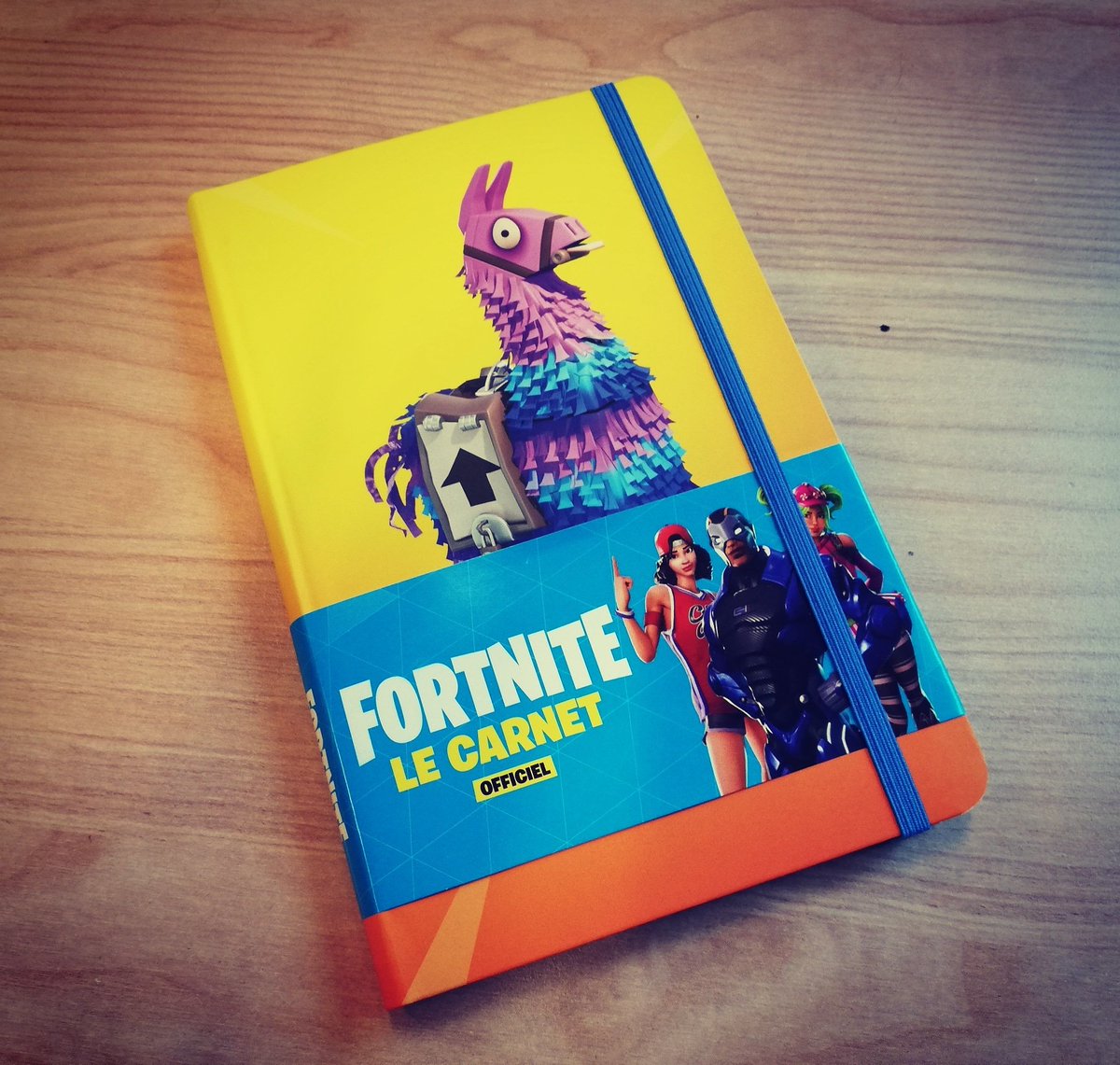 Le carnet officiel #Fortnite disponible le 23 janvier. Prendre des notes comme un #pgm ! #lama
 #serge #hachetteheroes #top1