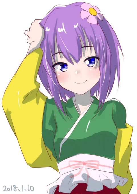 #深夜の真剣お絵描き60分一本勝負稗田阿求 
