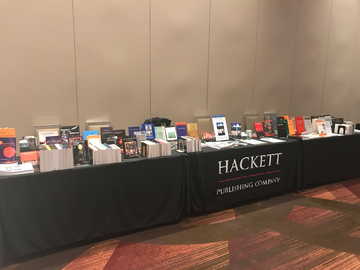 Hackett Publishing On Twitter It S Our Last Day In The Exhibit