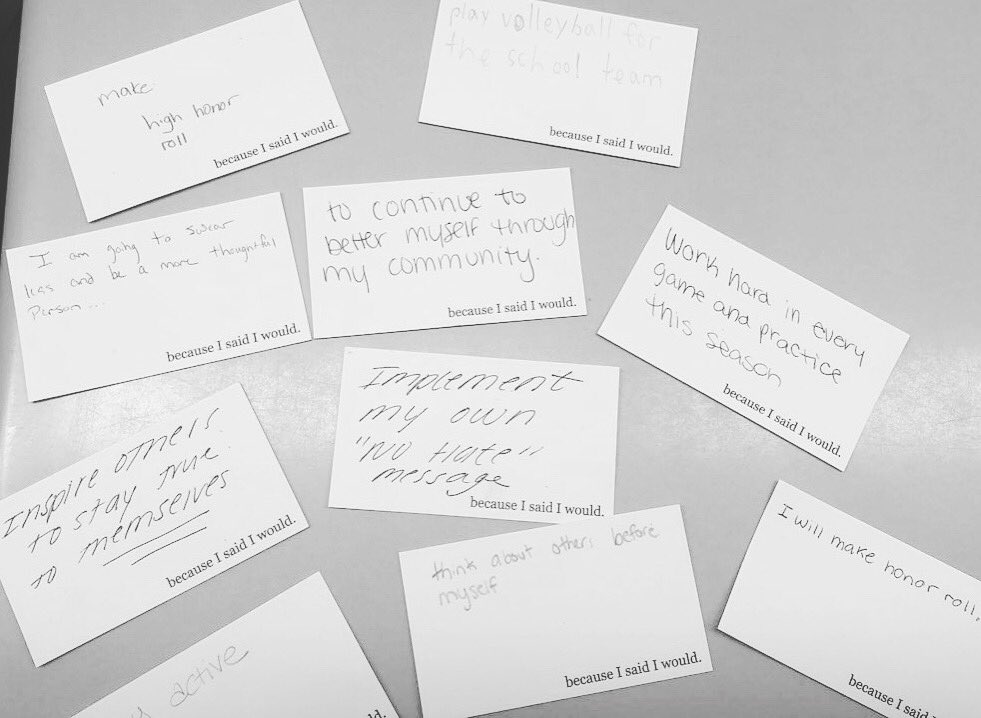 Thank you Because I said I Would For sending our club promise cards! Our members are making promises to themselves and others as we enter the new year! <a href="/bcisaidiwould/">because I said I would.</a>