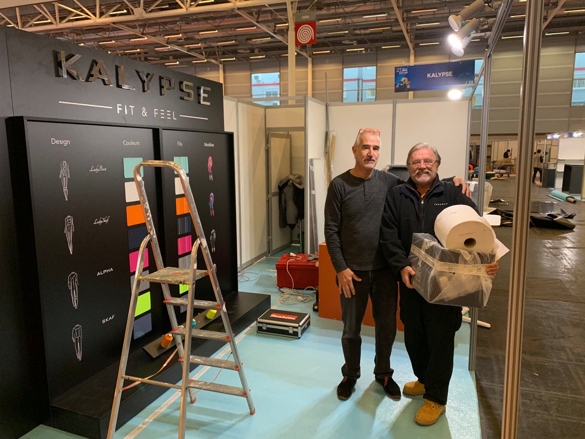 MyKalypse's tweet photo. Toute l'équipe de @MyKalypse est arrivée au @Salon_Plongee ! 👌
Le Stand prend forme, dans la joie et la bonne humeur 😁
On a hâte de vous retrouver et de vous présenter nos dernières pièces ✨
#MyKalypse #SalonPlongee https://t.co/dapJUWzd1M