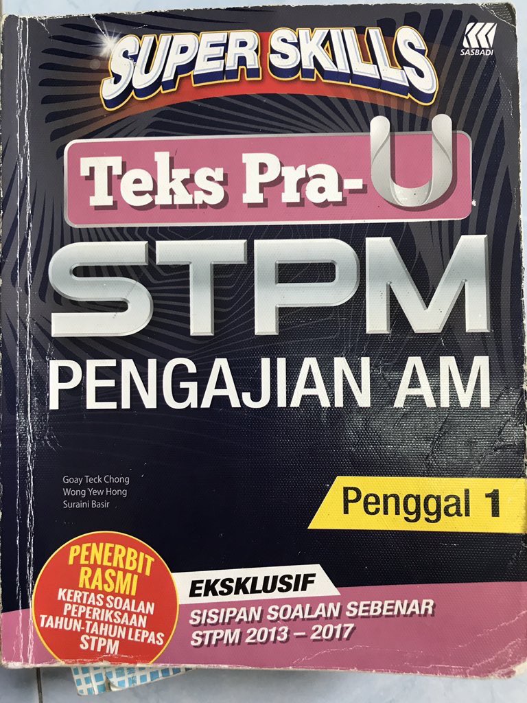 hanihae_yjh's tweet image. Anyone in need of contoh karangan for Pengajian Am and Sasbadi Pengajian Am sem 1? I am selling it at cheaper price! Please dm me! 

#STPM #ESEI #PENGAJIANAM #PAM

@STPMOnlineStudy