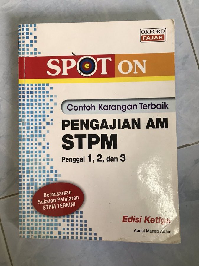 hanihae_yjh's tweet image. Anyone in need of contoh karangan for Pengajian Am and Sasbadi Pengajian Am sem 1? I am selling it at cheaper price! Please dm me! 

#STPM #ESEI #PENGAJIANAM #PAM

@STPMOnlineStudy