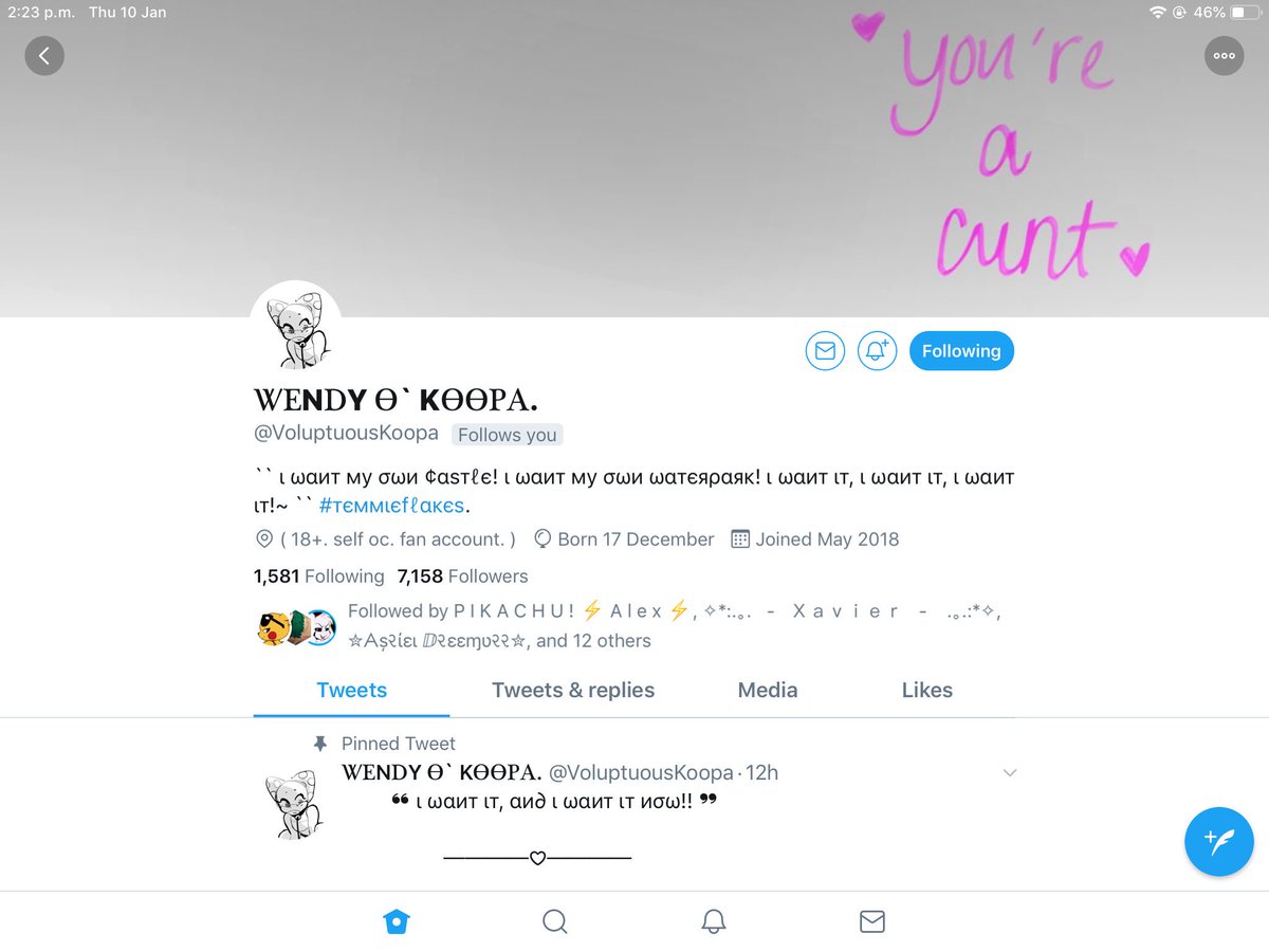 SeaBornMermaid's tweet photo. ❛❛Love you too @VoluptuousKoopa!❜❜ https://t.co/zIRNCvhNRY