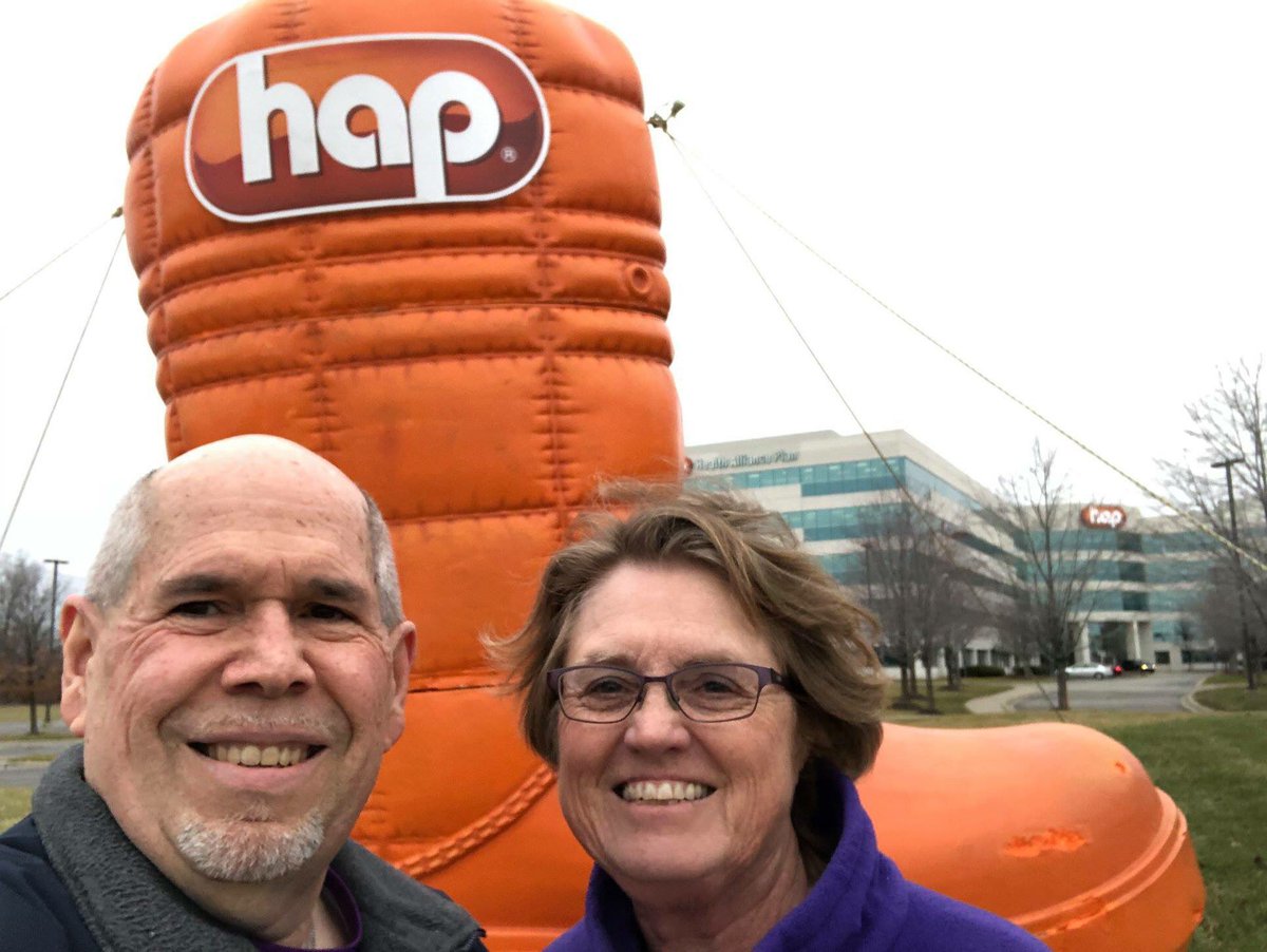 DALambertUSA's tweet photo. #ThrowbackThursday Visiting @hapmichigan’s “boot” in #TroyMI. #HAPbootsforkids https://t.co/ru494gEx0K