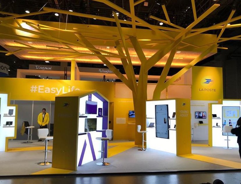 elisetech_'s tweet photo. We are at #CES2019 with @GroupeLaPoste! Only two days left to discover the amazing booth and our #SocialWall! #SimplifierLaVie 👇 https://t.co/zxIihksoi4