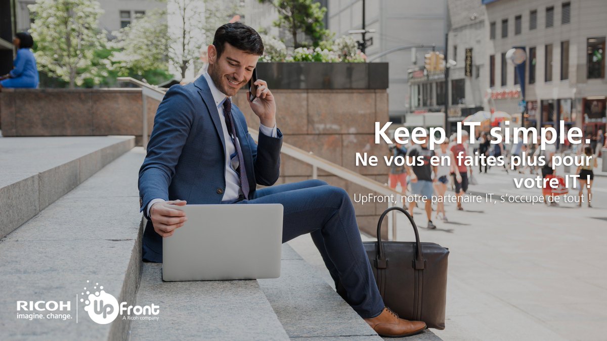 Entamez cette nouvelle année sans vous soucier de votre #IT 😌 Notre partenaire IT, #UpFront, s'occupe de tout ! goo.gl/MNwWLi