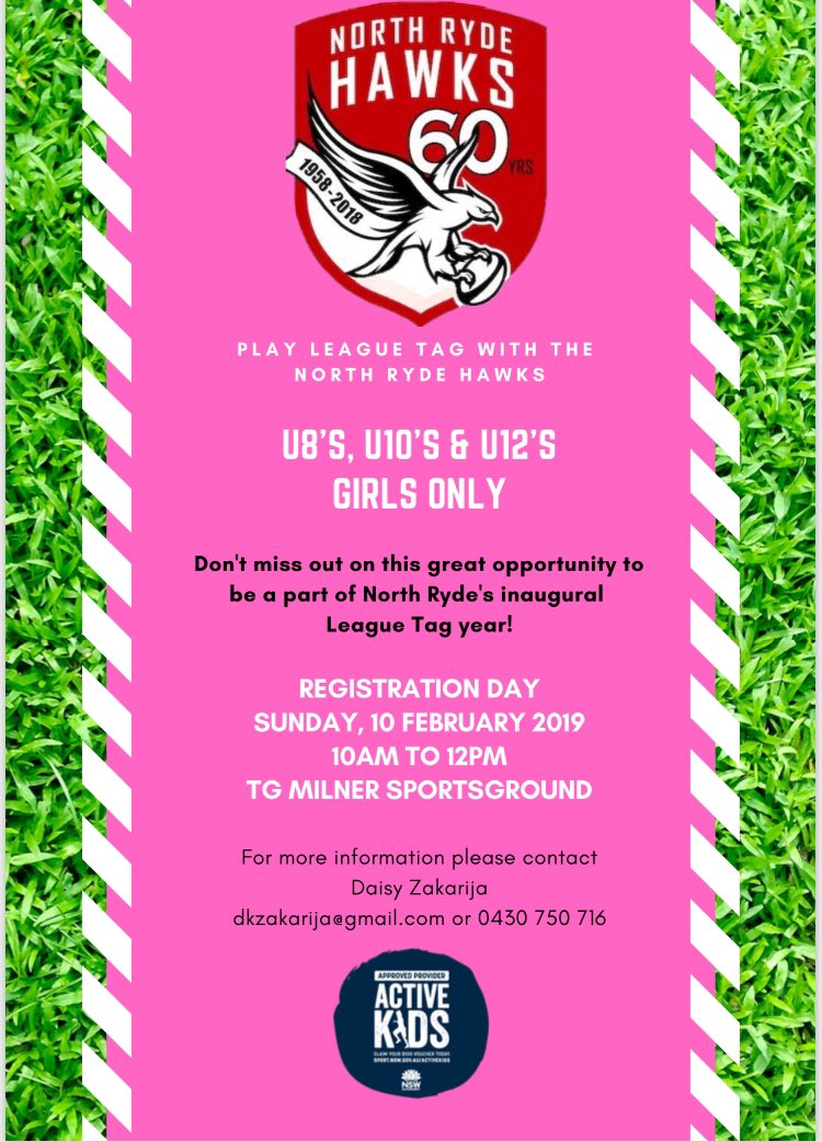 HawksRyde's tweet photo. Play league tag - girls u8 u 10 u 12 in 2019 https://t.co/k54YIwV9IS
