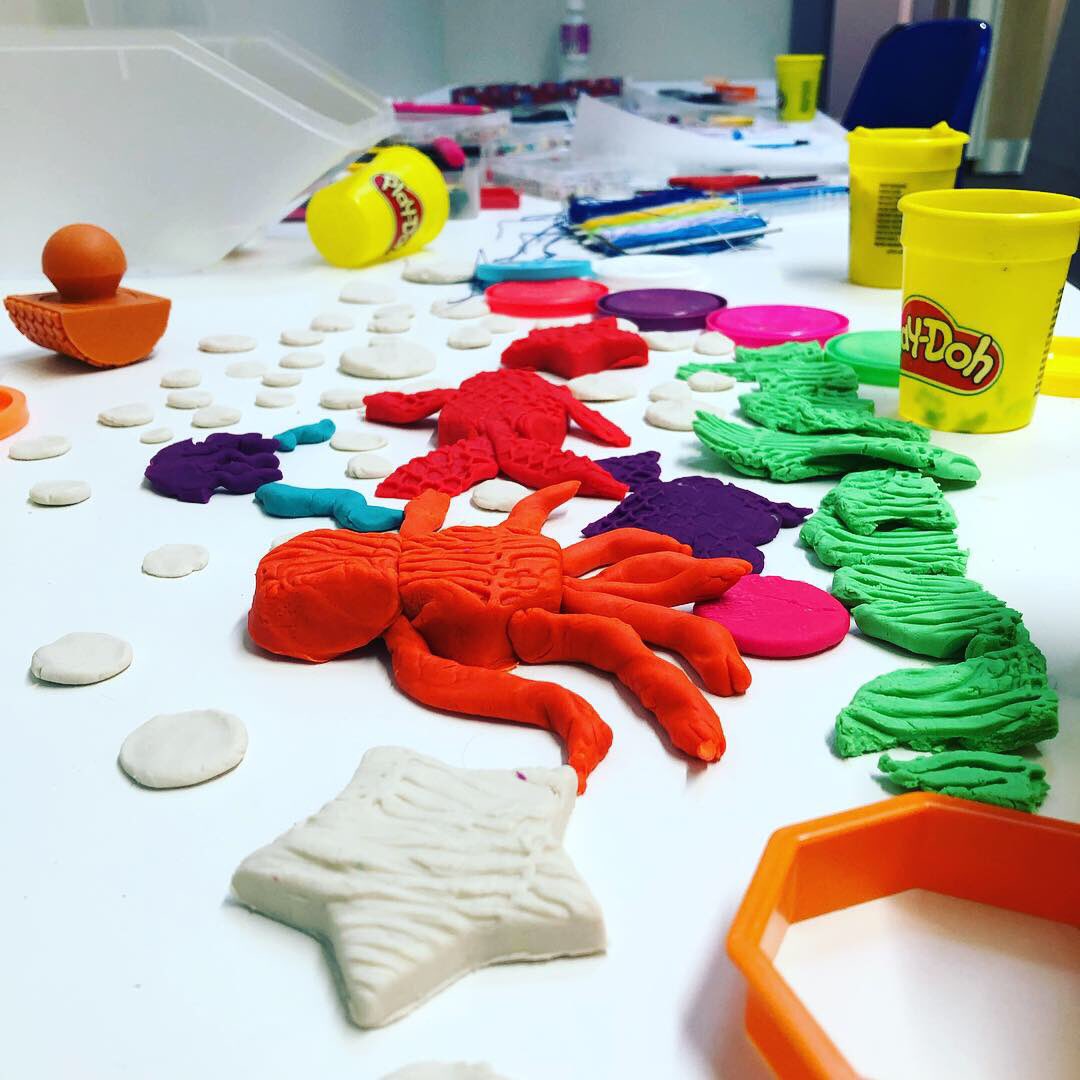 Today’s group at the ARC, a specialist provision for autistic children. Although the left overs look like chaos was a very calming, reflective and supportive group. So proud of them #ARC #autism #ASD #autisticspectrum #autistic #arttherapy #group #primary #calm #supportive