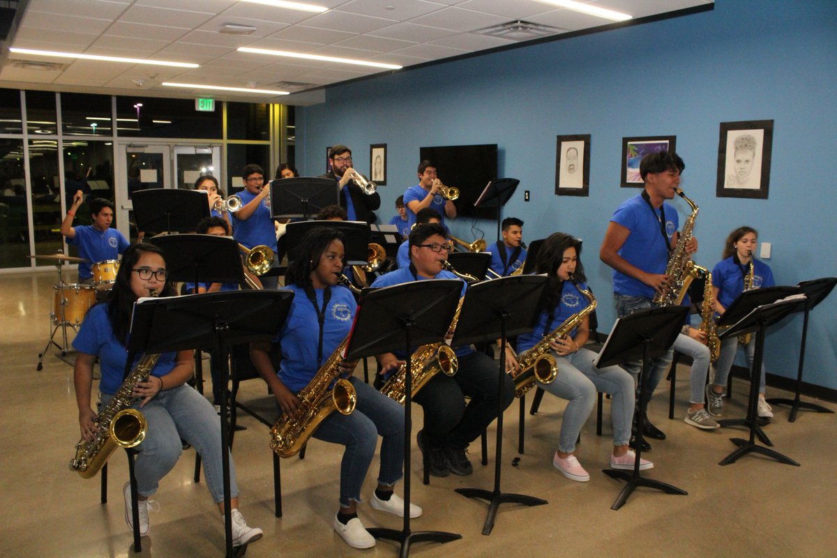 ManorISD's tweet photo. Thanks to everyone that attended @ManorNewTech Demonstration Night. We had a blast showcasing new and renovated facilities, fine arts, and student projects. #TitanUp #OurHouse #DestinationManor https://t.co/Ld59hvERxz