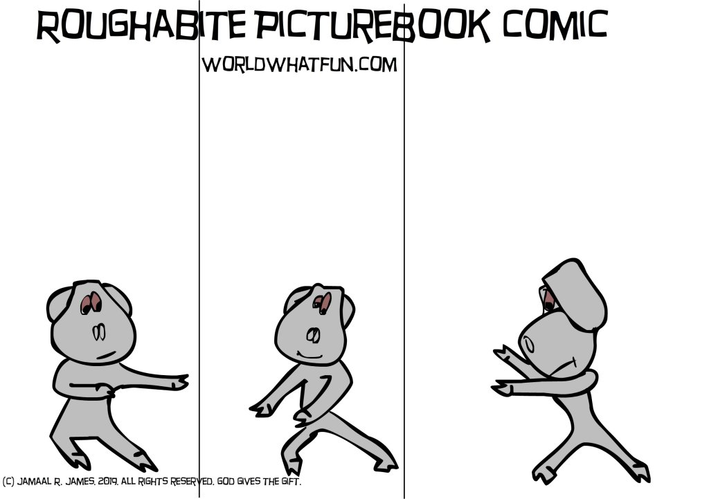 JCAAEC's tweet photo. #Roughabite is doing his morning #taichi exercises by #illustrator Jamaal R.James for #jcaaec https://t.co/cQz3DcyDJy https://t.co/VoAx6Yubrj