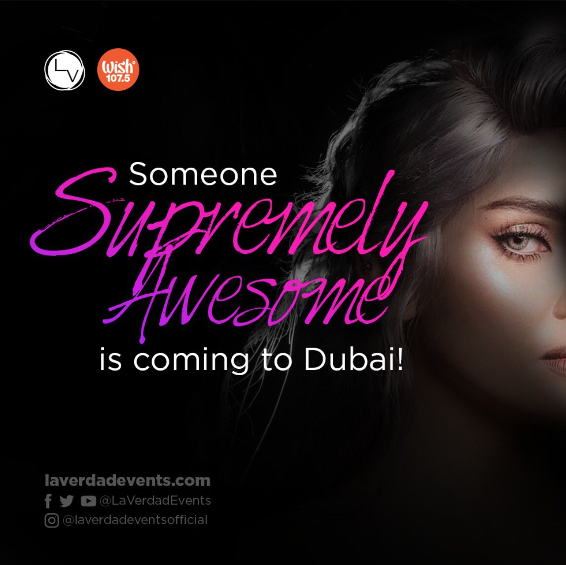LaVerdadEvents's tweet photo. Someone supremely awesome is ready to take on Dubai!
Like and follow our page for more updates!
#LaVerdadEvents
#LaVerdadTalk https://t.co/MwHuEQYyZ6