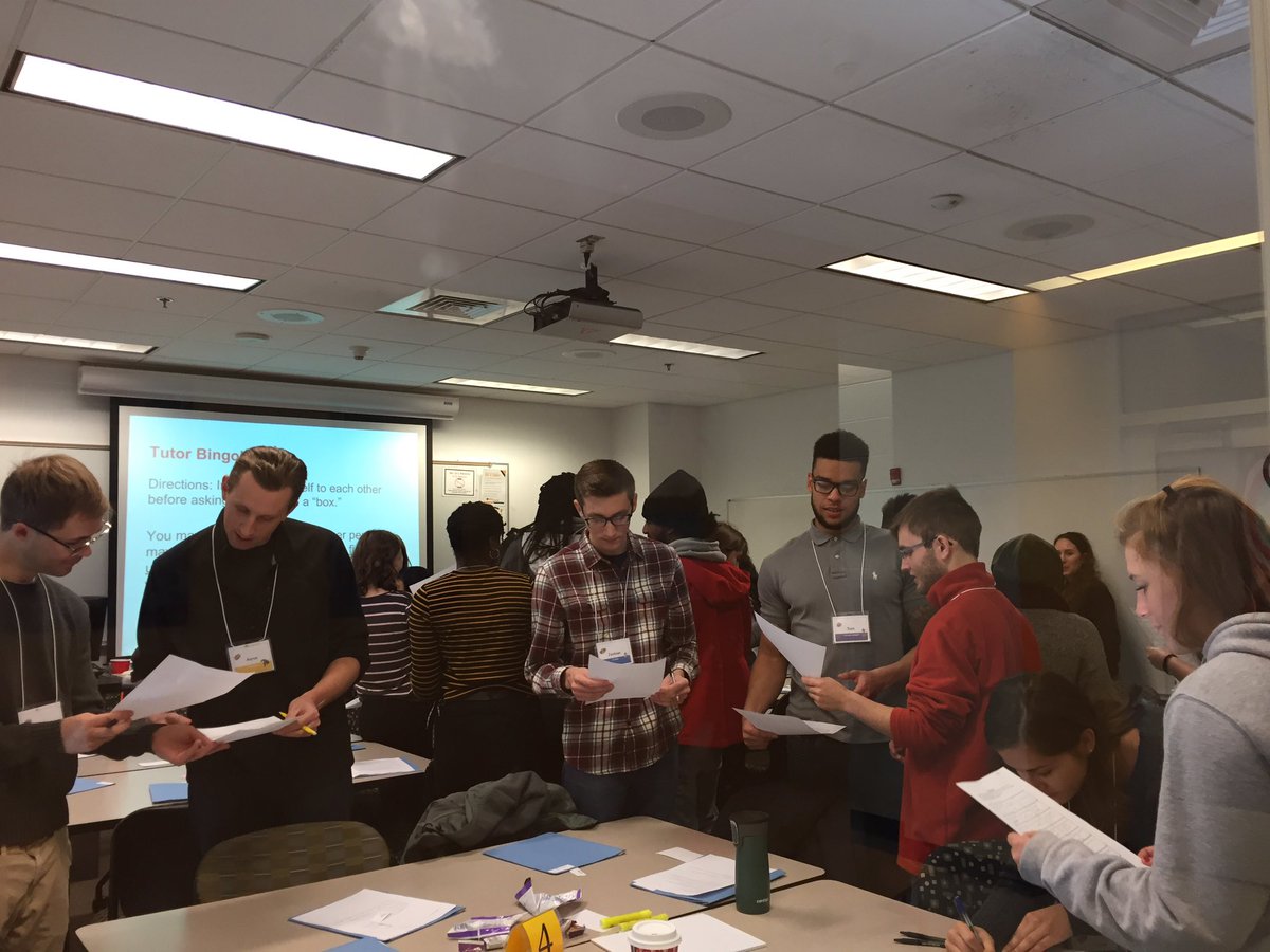 VCU_CLC's tweet photo. Our newest group of tutors started training today. We’re getting ready for next week! https://t.co/f4lrmST7n7