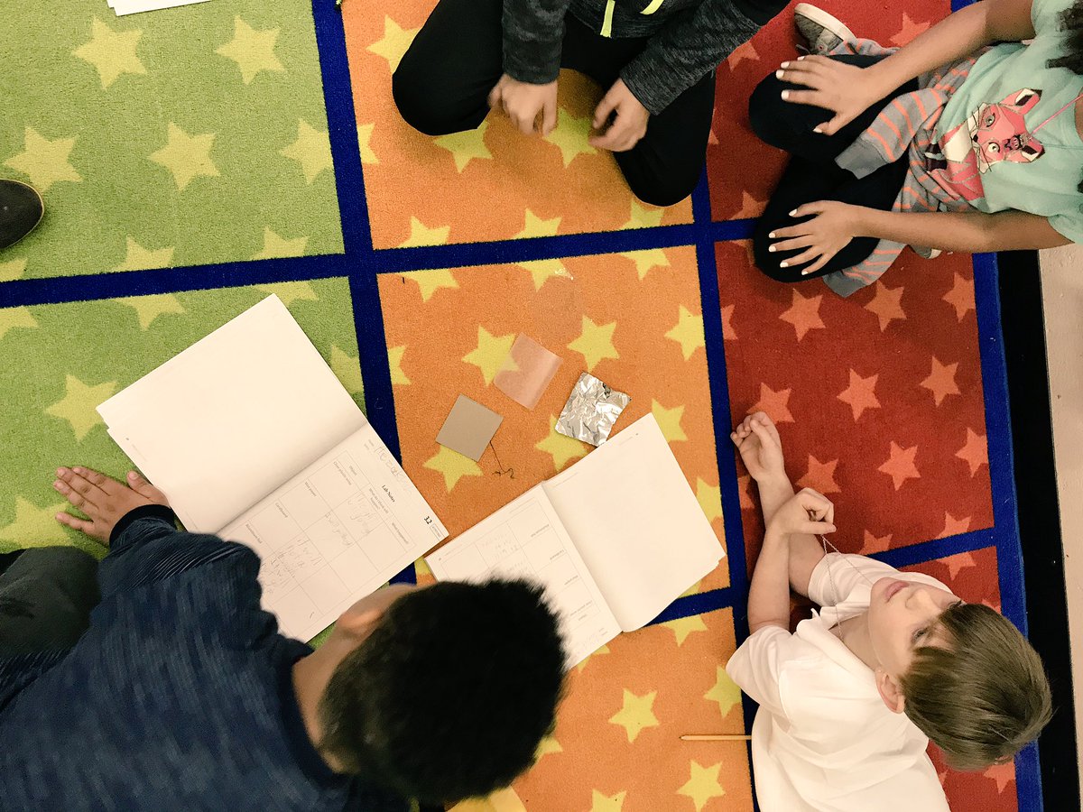 MrsGraham1A's tweet photo. CKLA Experiment! We made predictions and tested our predictions using 4 different materials and a flashlight. #lightandsound #vikingvoyage19 https://t.co/frzVGYwz0r