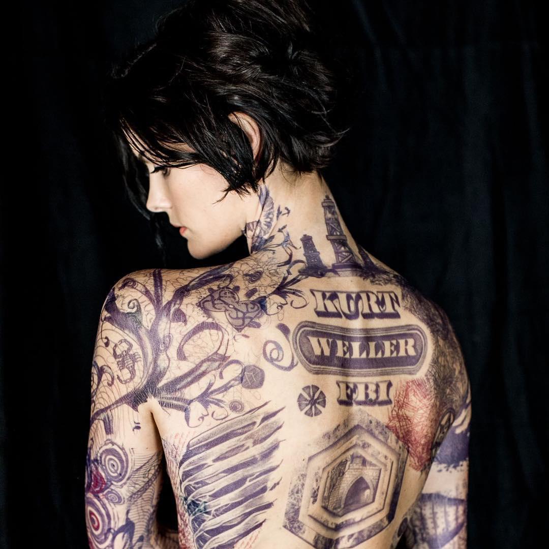 Jaimie-Alexander Татуировки реальные