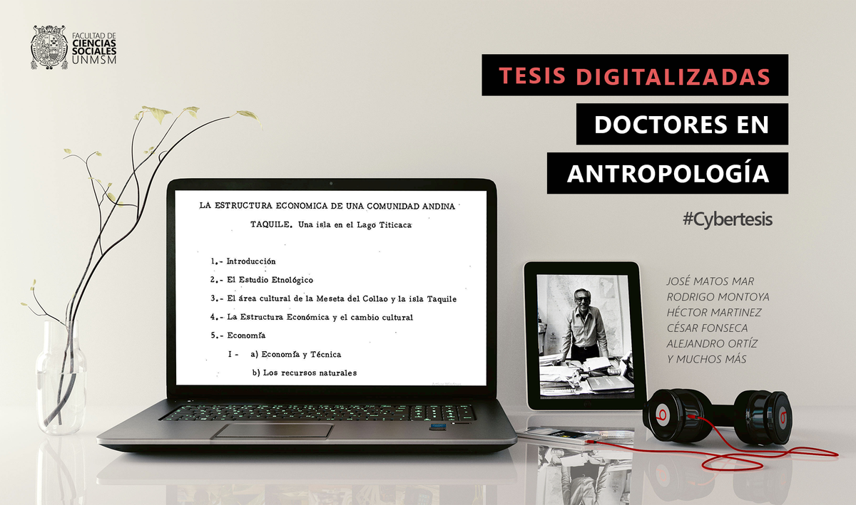 SocialesUNMSM's tweet photo. #Cybertesis digitaliza 12 tesis doctorales sustentadas entre 1950 y 1970
Más info | https://t.co/uxcMFiYXGL https://t.co/7a2pbUz5Jy